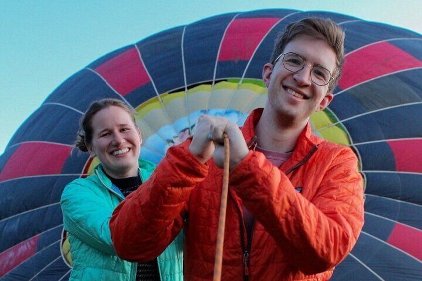 Balloon flight with pick up in CDMX + Breakfast in a natural cave