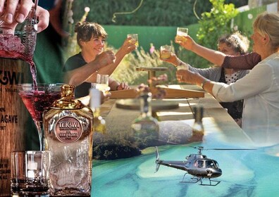 From Nelson: Helicopter Ride to Golden Bay Tequila Farm