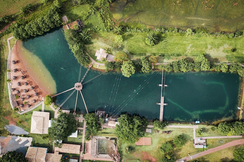 Floating in the Nascente Azul