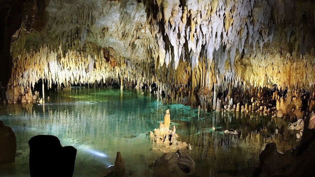 Large cavern in cave in the Cayman Islands