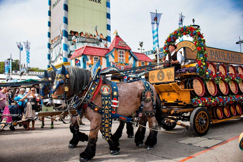 Picture 1 for Activity Munich: Oktoberfest Tour with Tent Reservation, Food & Beer