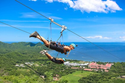 Diamante Eco Adventure Park: pase de tirolesa y aventura aérea