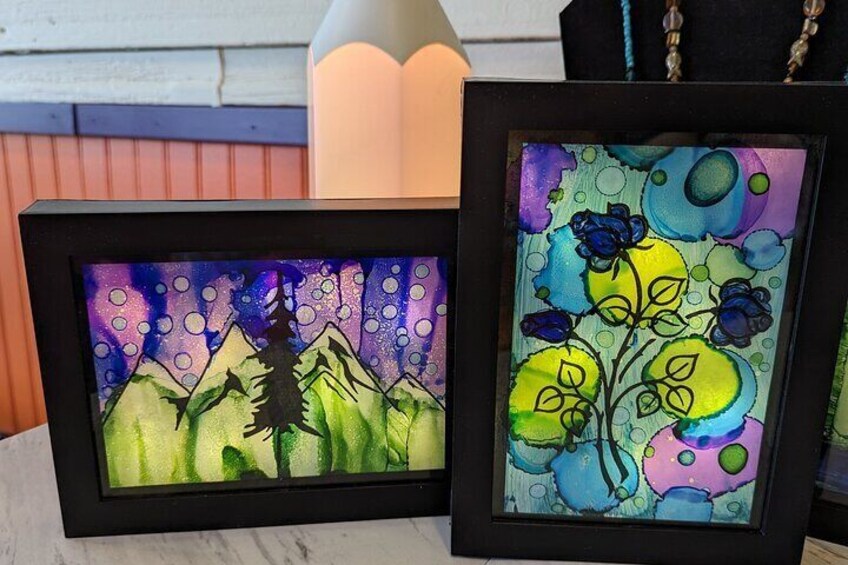 Alcohol Ink Light Boxes