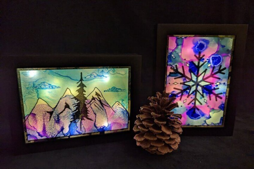 Alcohol Ink Light Boxes