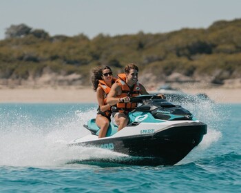 Alcudia: Vannscootertur i Alcudia-bukten med instruktør