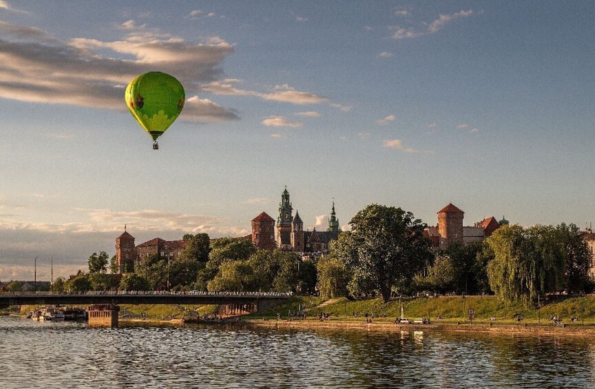 Picture 7 for Activity Kraków: Hot Air Balloon Flight with Champagne