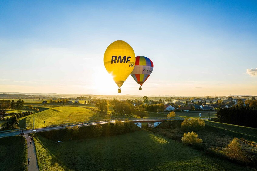 Picture 4 for Activity Kraków: Hot Air Balloon Flight with Champagne