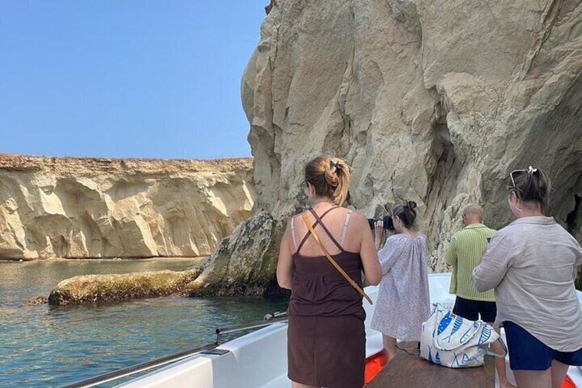 Boat tour to Pillirina, sea caves and Ortigia Island from Syracuse