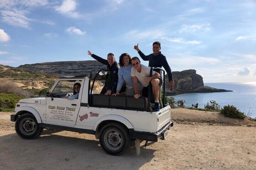 Gozo Full-Day Jeep Tour w/ Private Boat to Gozo & return (to avoid queuing) 