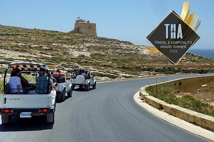 Dagtour met jeep in Gozo, per privéboot naar Gozo en terug (om rijen te ver...