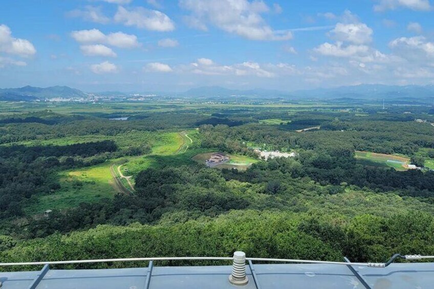View of N.Korea at Dora observatory