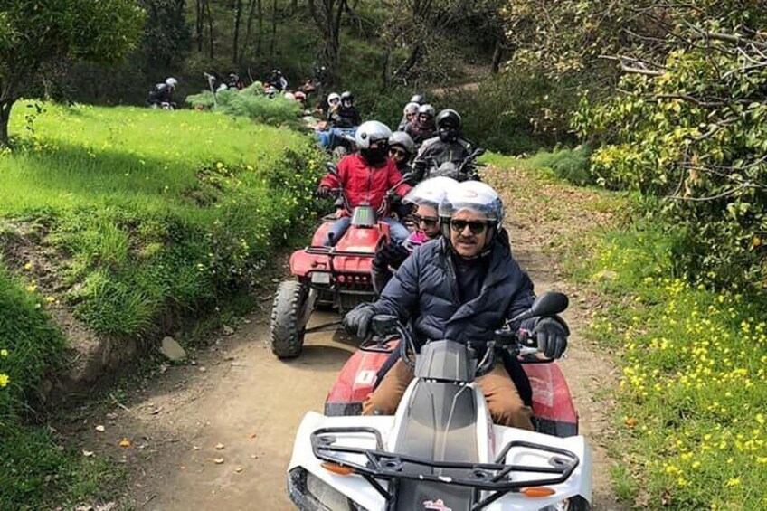 Guided Quad Tour to the Alcantara Gorges