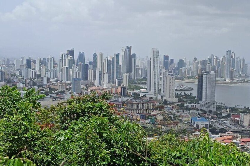 A view from Ancón Hill that domains the city.