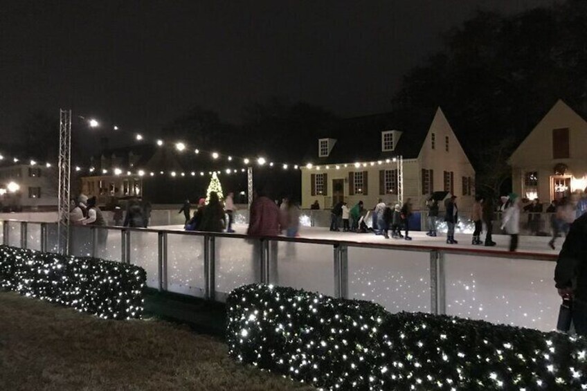 Colonial Williamsburg's Ice Skating Rink
