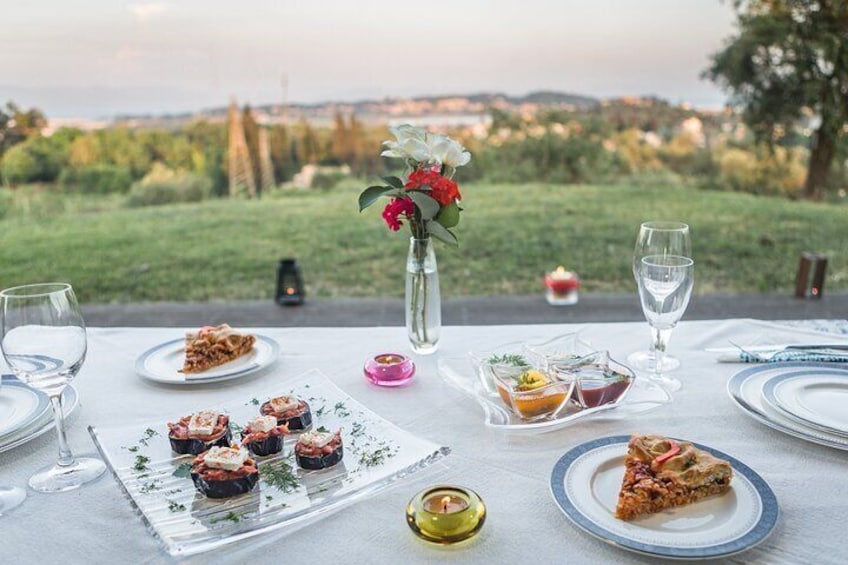 Traditional Dinner with a Magnificent View