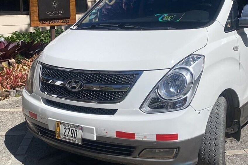 Transfer Monteverde to SJS Airport Juan Santa Maria 