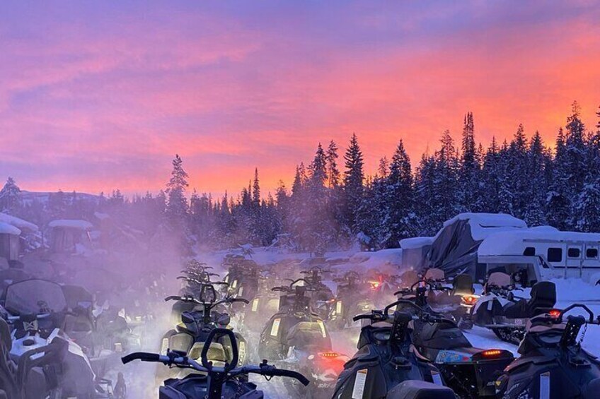 Turpin Meadow Ranch Snowmobiling in Jackson Hole 