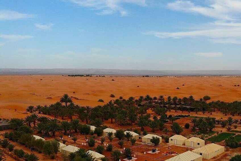 3 Days Desert Group Tour to Marrakech from Fes with Night in Erg Chebbi