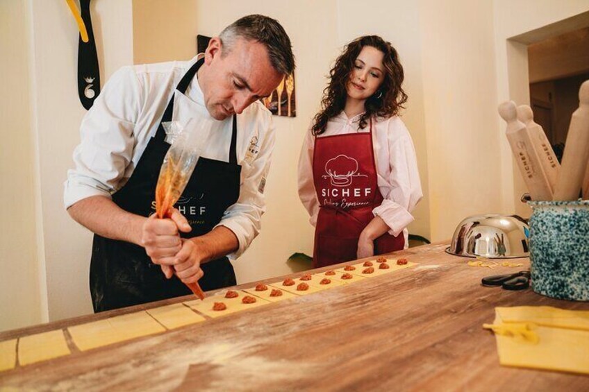 Tart and cookies cooking class, for children from 6 to 11 year
