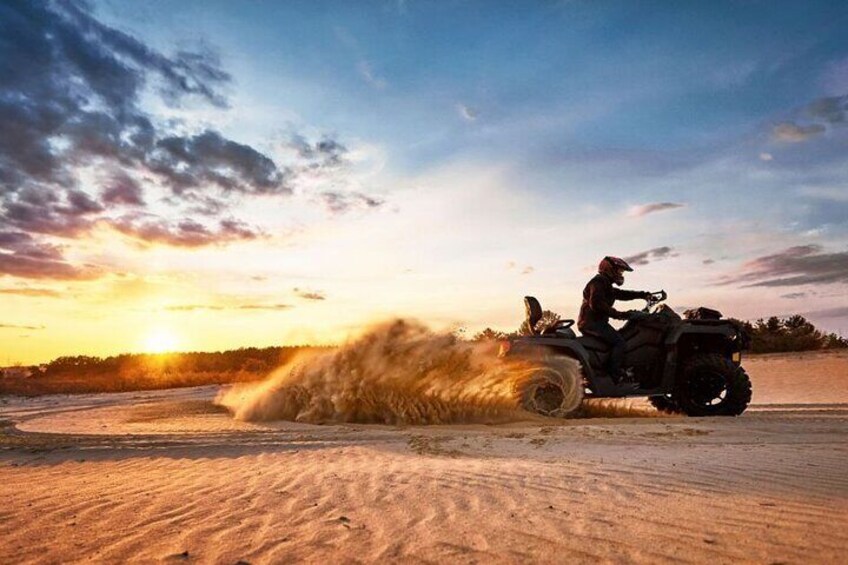 Agadir/ Taghazout: Quad Bike in The Desert & The Wild Beach