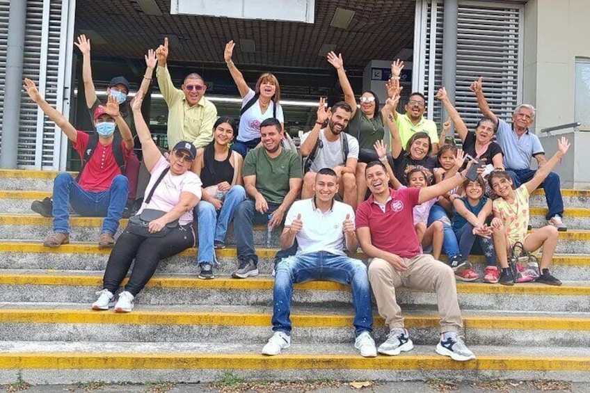 Start of the tour at the terminal station Cañaveralejo MIO