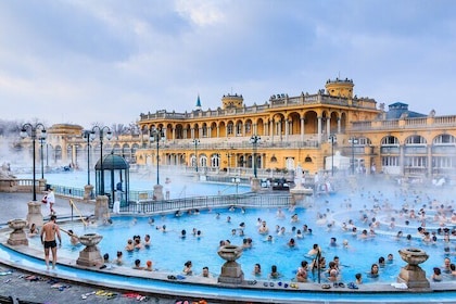 Entrée au spa Széchenyi à Budapest