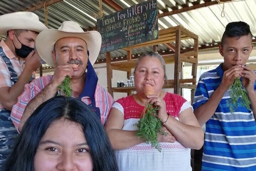 Visit Local Market in Uruapense Organic Garden