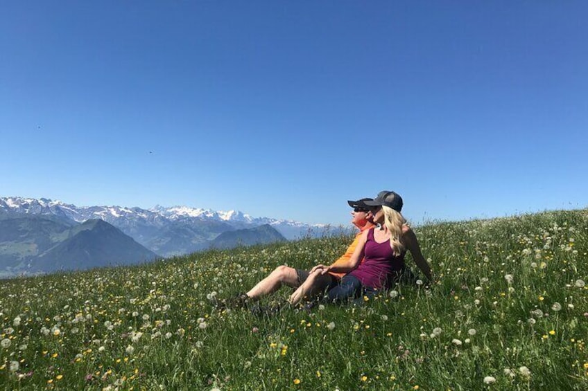 Private Guided Hike on Mt. Rigi with Farm Visit and BBQ 