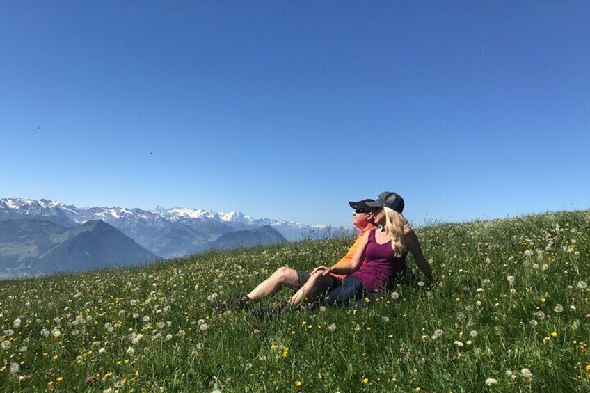 Private Guided Hike on Mt. Rigi with Farm Visit and BBQ