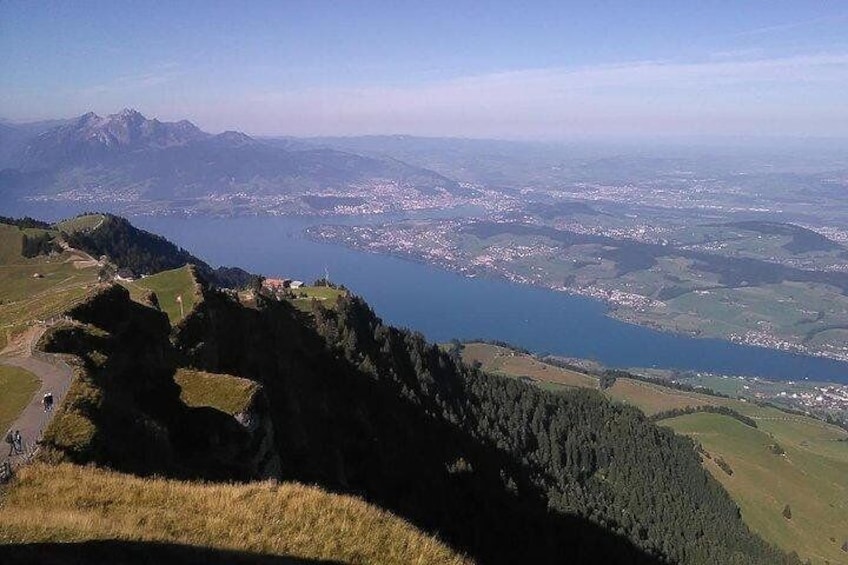 Private Guided Hike on Mt. Rigi with Farm Visit and BBQ 