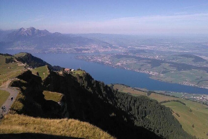 Private Guided Hike on Mt. Rigi with Farm Visit and BBQ