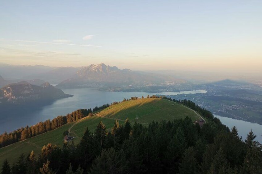 Private Guided Hike on Mt. Rigi with Farm Visit and BBQ 