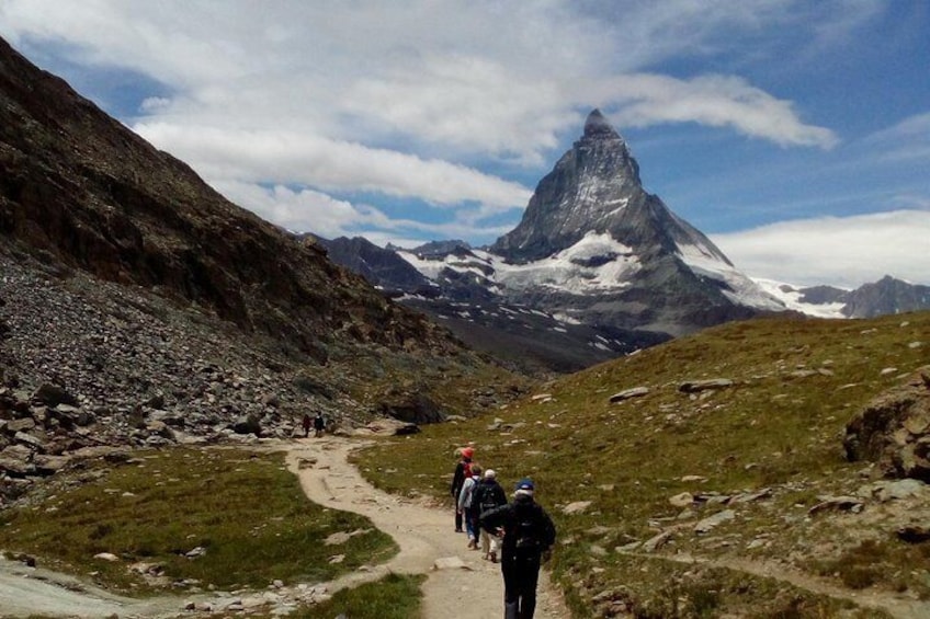 Day hike with Matterhorn backdrop
