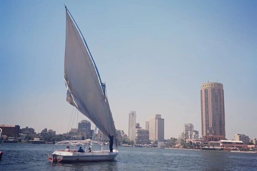 Quiet SailBoat Tour: where the Beauty of Cairo is