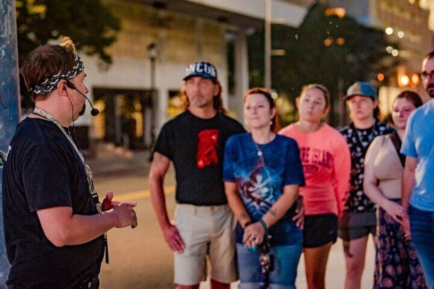 Our professional guides going over the many ghosts that lurk in Brew City