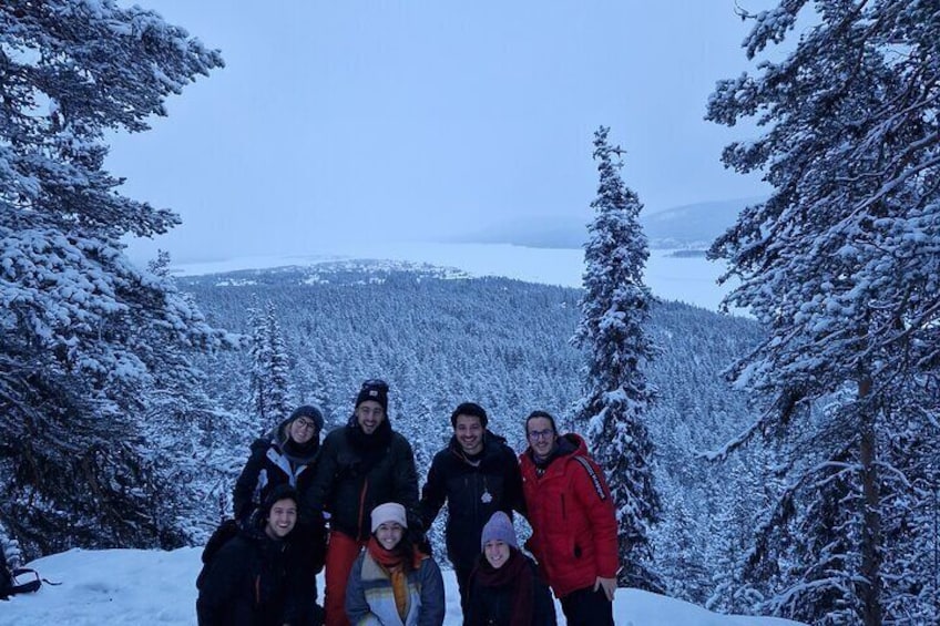 Snowshoe up a Mountain