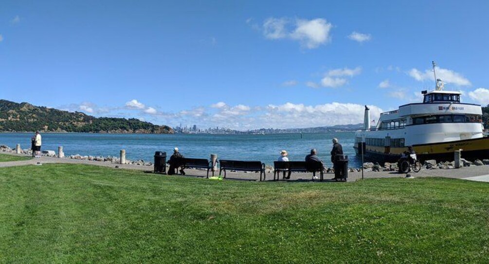 Tiburon with Angel Island in the background