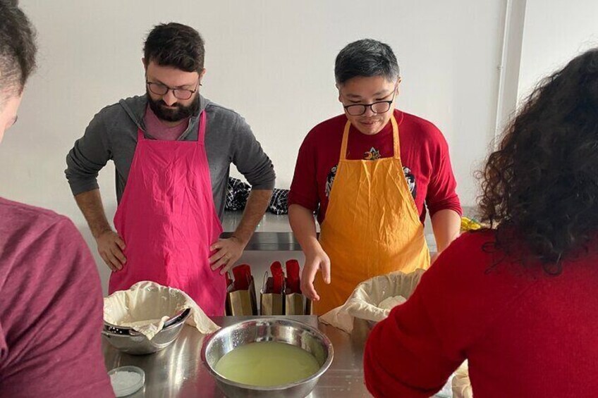 Cheese making workshop by De Hallen, heart of Amsterdam