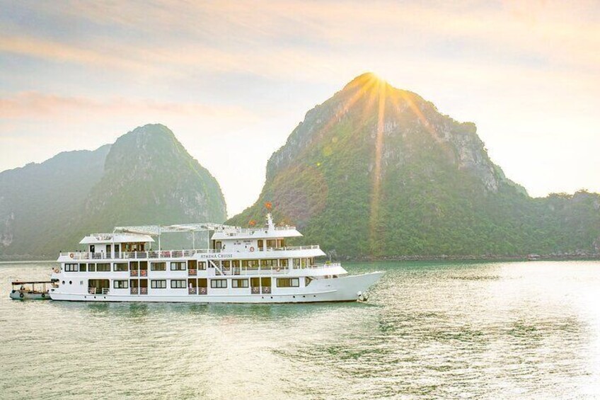 Athena Royal Cruise - Luxury Halong Bay Overnight Cruise 2 Days Tour