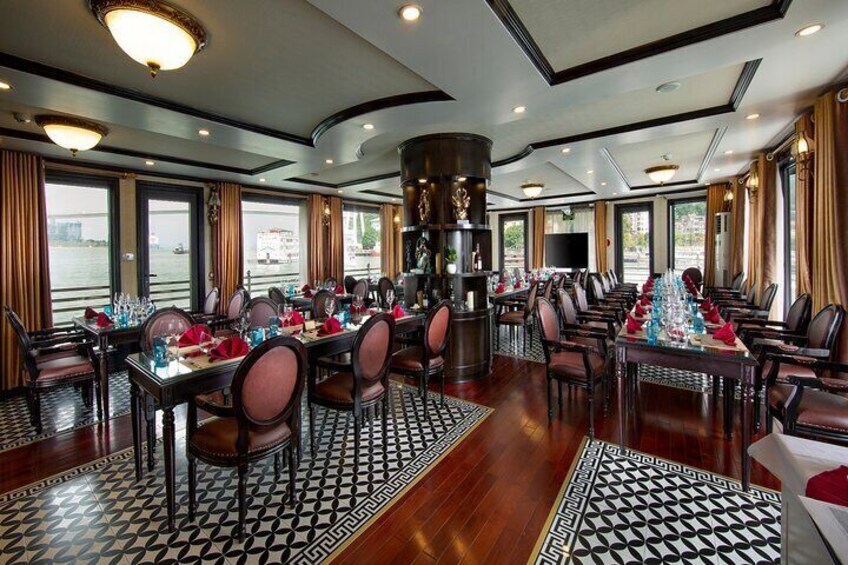 Athena Royal Cruise - Luxury Halong Bay Overnight Cruise 2 Days Tour