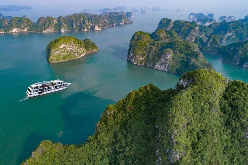 Athena Royal Cruise - Luxury Halong Bay Overnight Cruise 2 Days Tour