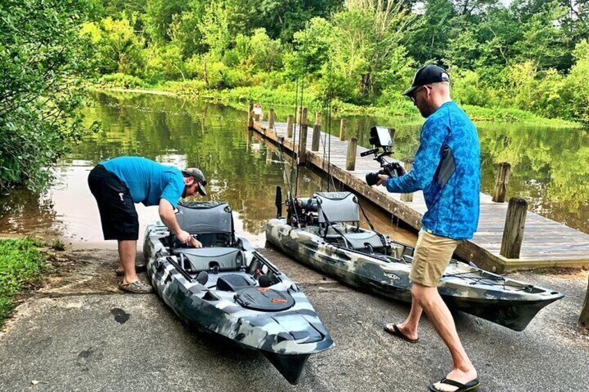 Kayak fishing guides and scenic paddle tours