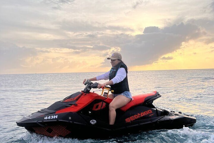 2-Hour Sunset Jetski Private Tour in Barbados (Free Photos)