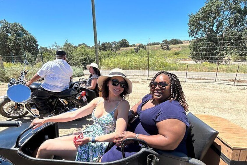 Scenic Sidecar Vineyard Tour Paso Robles