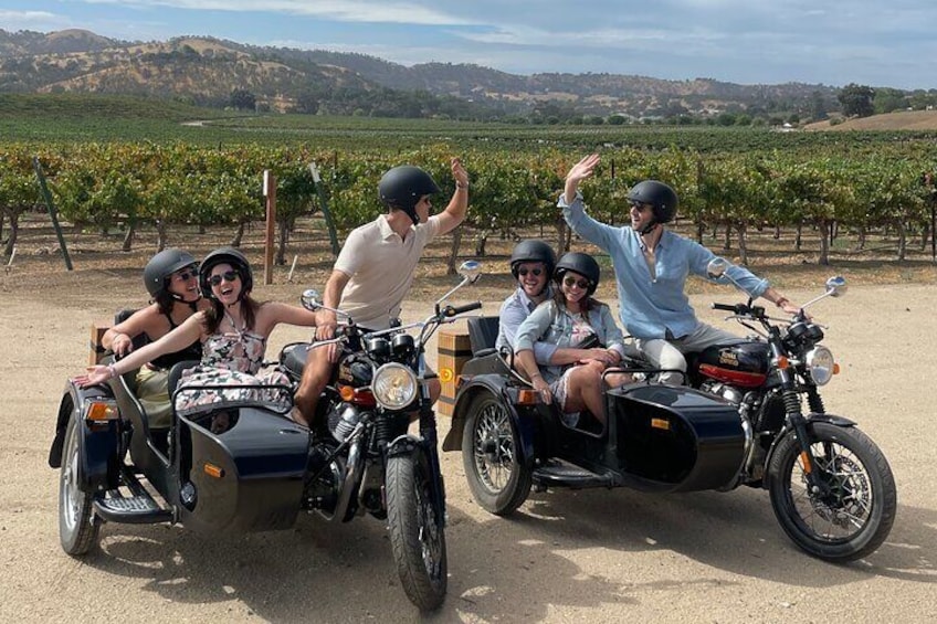 Explore Paso Robles Sidecar Tour