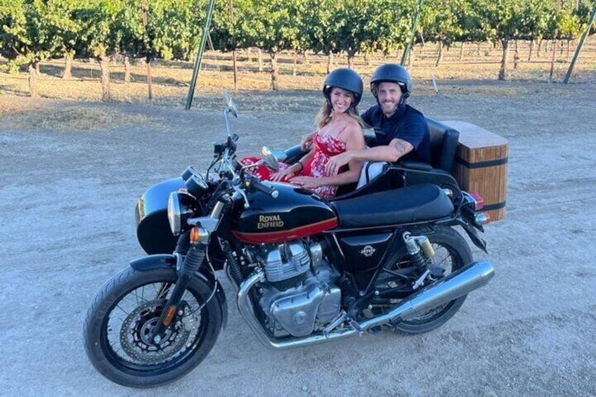 Enjoy a scenic cruise along the backroads of wine country. 