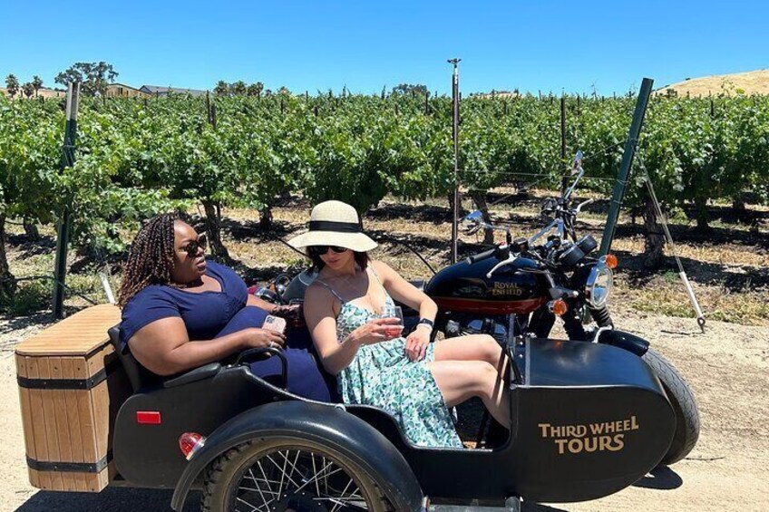 Scenic Sidecar Vineyard Tour Paso Robles