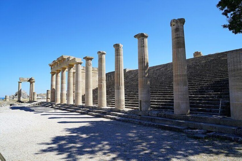 The Hellenistic stoa.