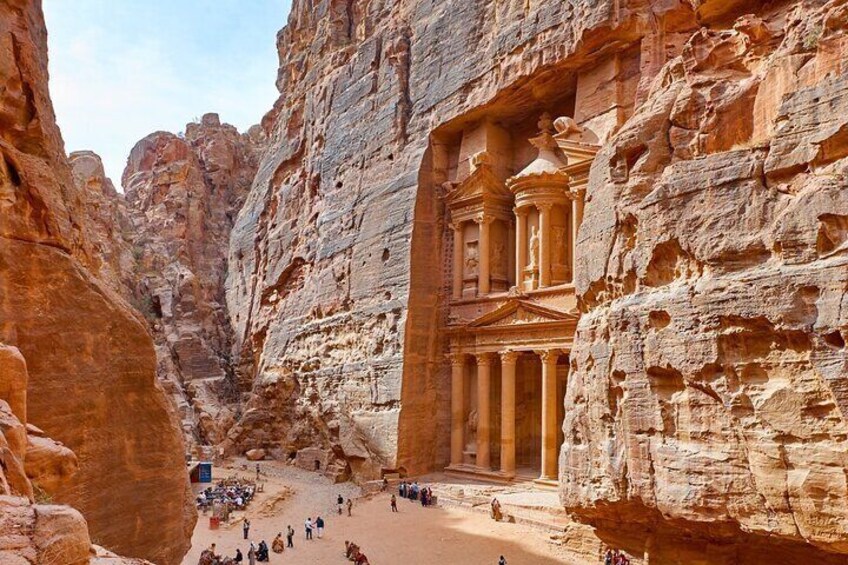 Petra Temple & Jordan River full day trip By Ferry - Sharm El Sheikh