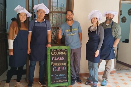 Cooking Class in Quito with Chef, Market Tour and Transport